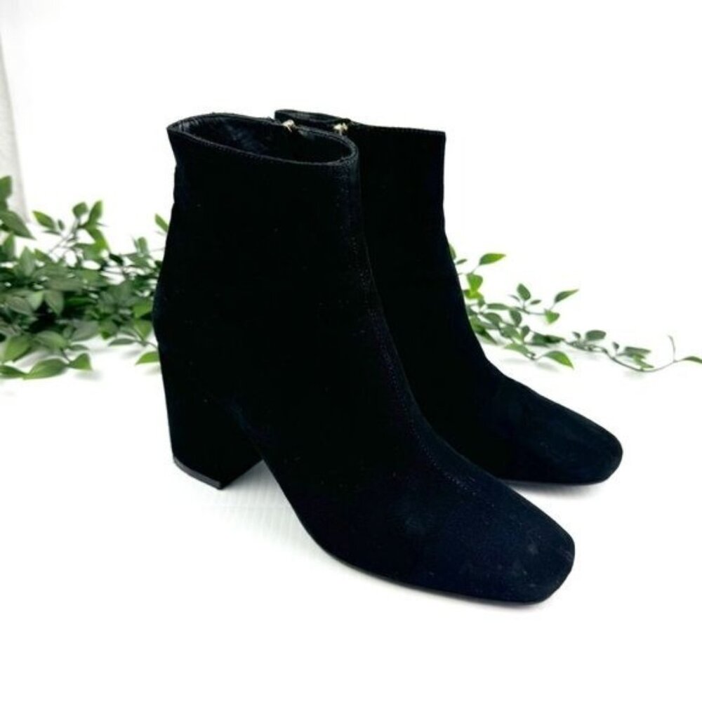 Anine Bing Jane ankle Boots Suede Black 7